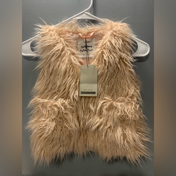Zara Other - Zara Girls Collection Fur Vest NWT  size 5